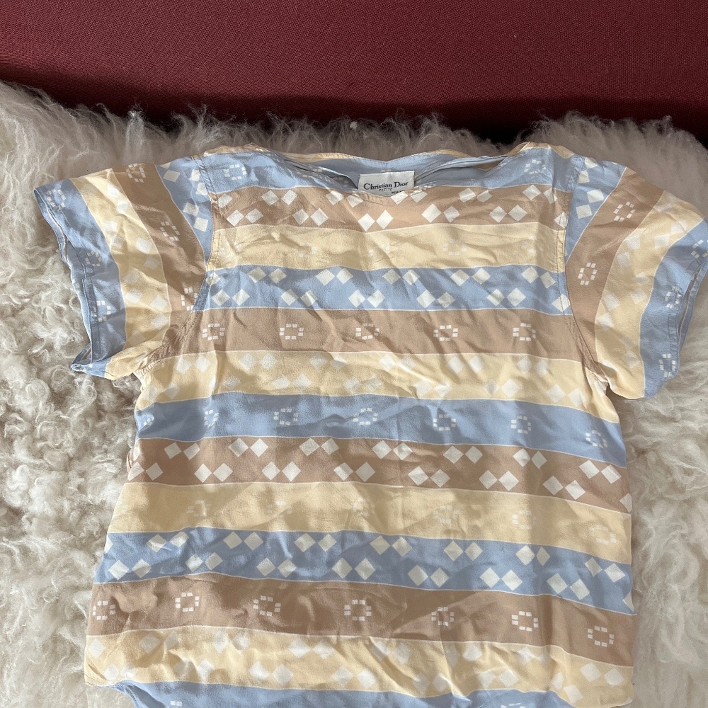 Christian Dior silk top-petite